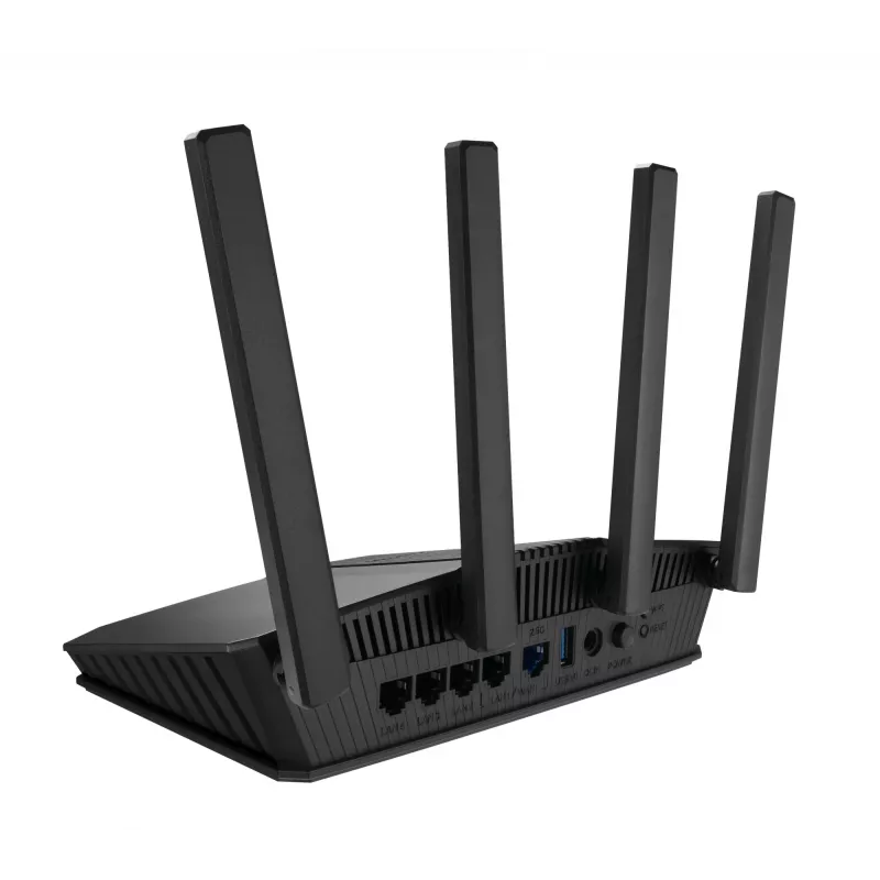 ASUS RT-BE58U V2 belaidis maršrutizatorius 2.5 Gigabit Ethernet dvejų juostų (2,4 GHz / 5 GHz) juodas