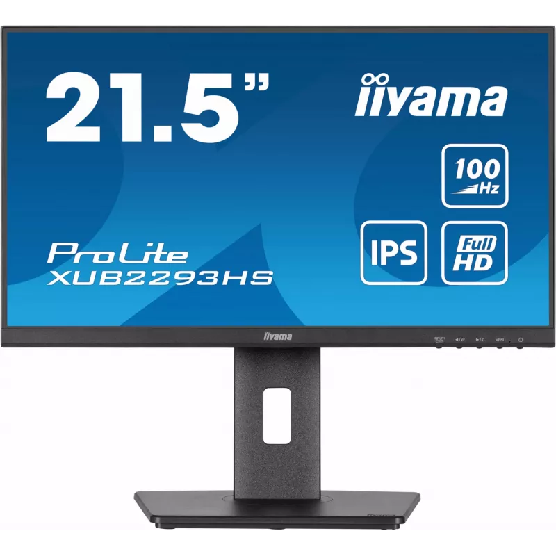 Monitorius iiyama ProLite XUB2293HS-B6 54,6 cm (21,5 colio) 1920 x 1080 pikselių Full HD LED juodas