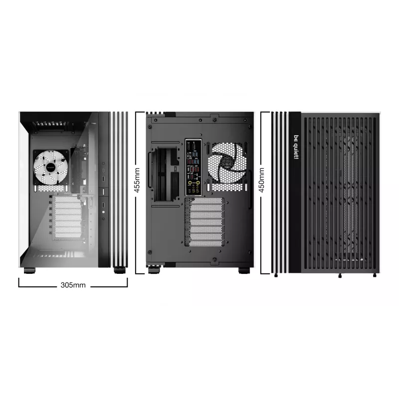 PC korpusas be quiet! LIGHT BASE 600 LX Midi Tower Juodas