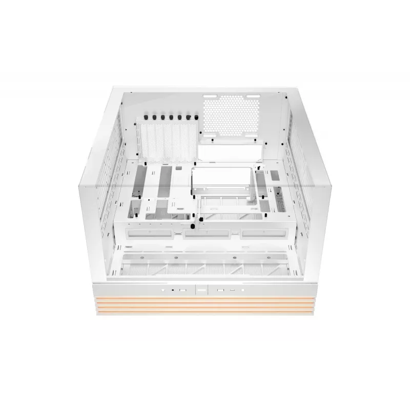 be quiet! Light Base 600 DX BGW66 Midi Tower kompiuterio korpusas, ATX/micro-ATX/Mini-ITX, grūdinto stiklo šonas, ARGB, USB-C, baltas