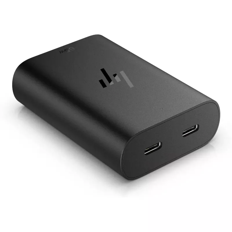 HP 65W GaN USB-C nešiojamojo kompiuterio įkroviklis 600Q8UT#ABB