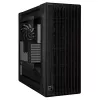 PC korpusas ASUS ProArt PA602 Wood Edition Midi Tower Juodas – Medis, ATX/EATX, Grūdintas stiklas, 4×3,5 colio / 8×2,5 colio, GPU iki 450 mm