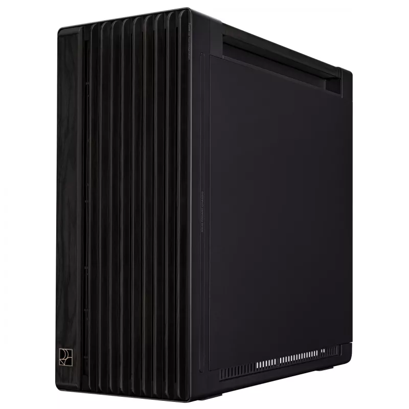 PC korpusas ASUS ProArt PA602 Wood Edition Midi Tower Juodas – Medis, ATX/EATX, Grūdintas stiklas, 4×3,5 colio / 8×2,5 colio, GPU iki 450 mm