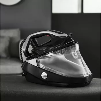 Tefal Pro Express Vision GV9821 3000 W 1,2 L Durilium AirGlide Autoclean padas Juoda, Sidabrinė