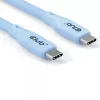 CLUB3D USB C laidas mėlynas, 2 m, USB C, USB C, USB4 Gen 2x2, 20 Gbit/s, Mėlyna