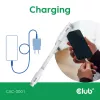 USB C laidas CLUB3D CAC-3001 2m USB4 Gen 3x2 baltas