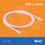 USB C laidas CLUB3D CAC-3002 2m USB4 Gen 3x2 Rožinis