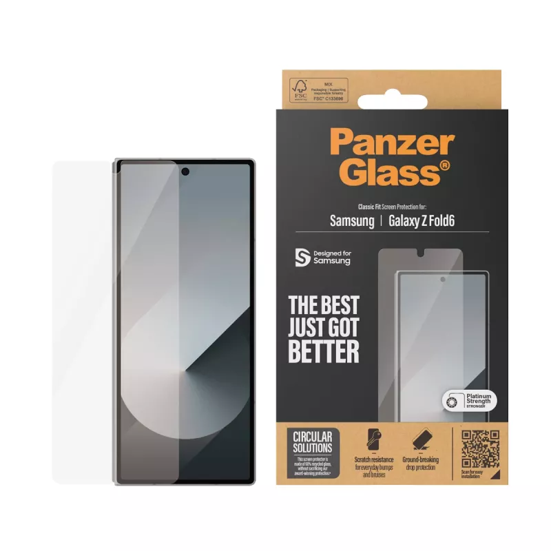 PanzerGlass® apsauginis stiklas Samsung Galaxy Z Fold6 | Classic Fit