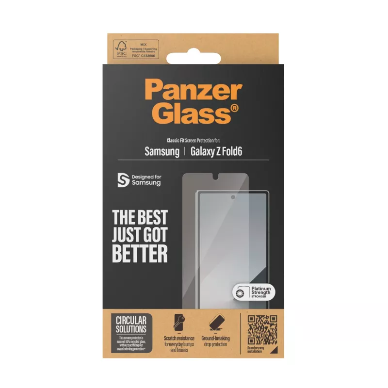 PanzerGlass® apsauginis stiklas Samsung Galaxy Z Fold6 | Classic Fit