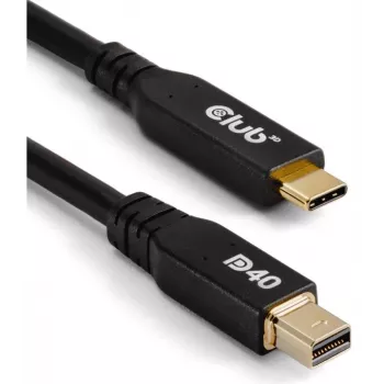 CLUB3D CAC-1561 DisplayPort kabelis 2 m Mini DisplayPort USB Type-C juodas