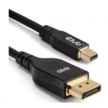 CLUB3D Mini DisplayPort™ į DisplayPort™ dvikryptis VESA DP80 sertifikuotas laidas M/M 1m/3,28ft