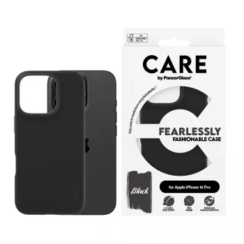 PanzerGlass CARE™ by ® Case Black iPhone 16 Pro dėklas, juodas