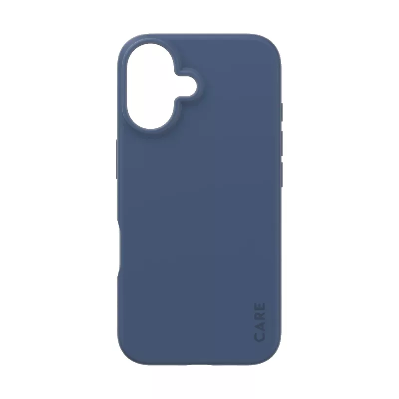 PanzerGlass CARE by Fashionable Case Blue iPhone 16 – mėlynas permatomas dėklas