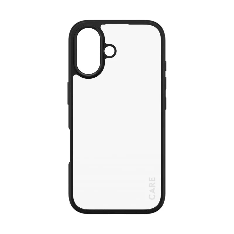PanzerGlass CARE™ by ® Urban Combat Case Skaidrus su Juodu Rėmeliu iPhone 16