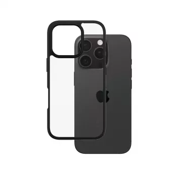 PanzerGlass CARE™ by ® Urban Combat Case Skaidrus su Juodu Rėmeliu iPhone 16 Pro