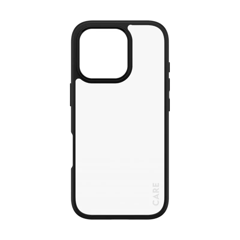 PanzerGlass CARE™ by ® Urban Combat Case Skaidrus su Juodu Rėmeliu iPhone 16 Pro