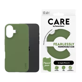 PanzerGlass CARE™ by ® Dėklas Green iPhone 16, Apsauginis, Apple, Apple - iPhone 16, Žalia
