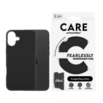 PanzerGlass CARE™ by ® Dėklas Black iPhone 16 Plus, Juodas