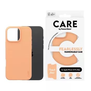 PanzerGlass CARE by Fashionable Case Peachy permatomas dangtelis iPhone 16 Pro Max