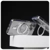 PanzerGlass CARE™ by ® Dėklas Skaidrus su Sidabriniu Stovu ir MagSafe iPhone 16 Plus