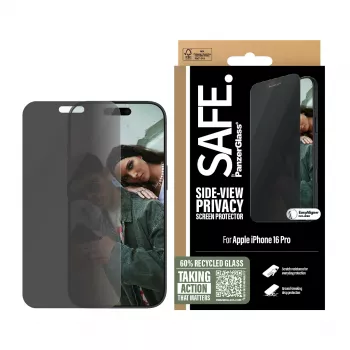 PanzerGlass SAFE. by ® Privatumo ekrano apsauga iPhone 16 Pro | Ultra-Wide Fit