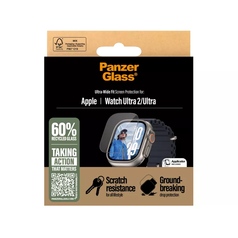 PanzerGlass® ekrano apsauga Apple Watch Ultra 3 | Ultra 2 | Ultra | 49 mm