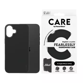 PanzerGlass CARE™ by ® Case Black w. MagSafe iPhone 16 Plus, Dėklas, Apple, Apple - iPhone 16 Plus, Juoda