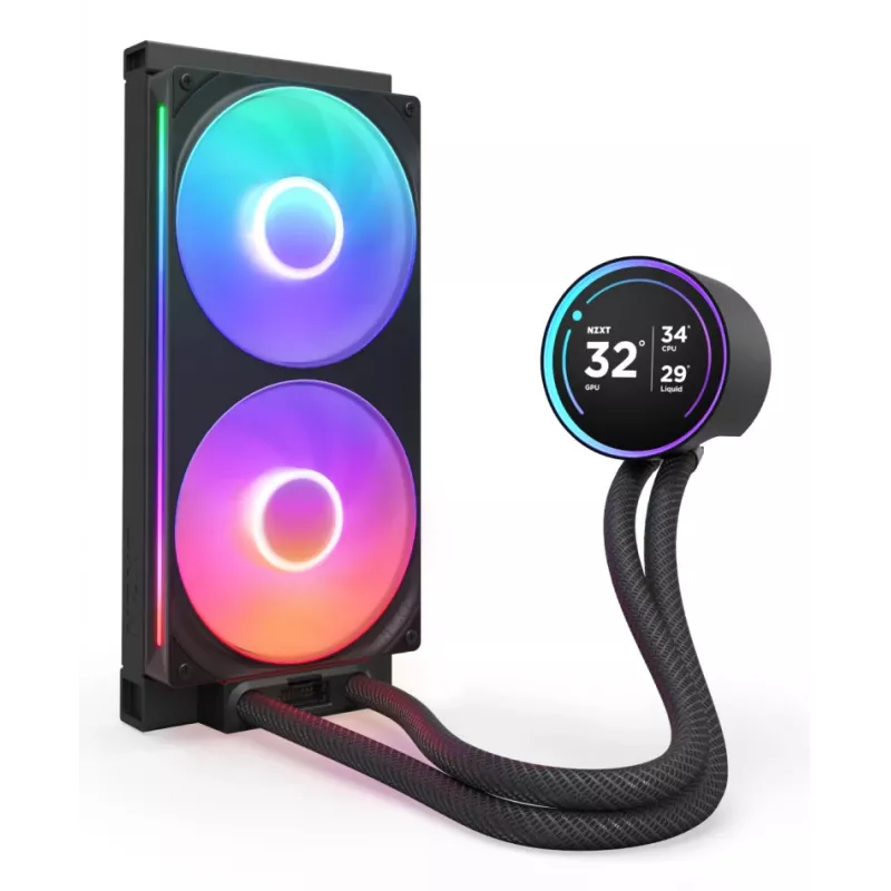 NZXT CPU aušintuvas Kraken Elite 280 RGB juodas