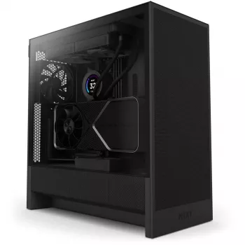 NZXT H5 Flow (2024) Mid Tower korpusas, juodas