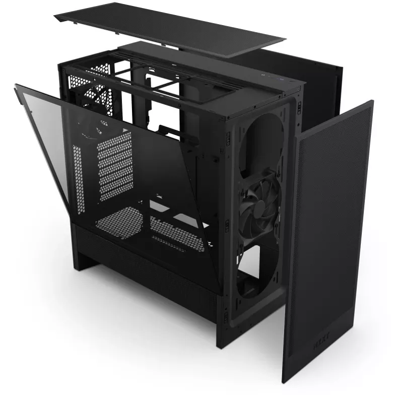 NZXT H5 Flow (2024) Mid Tower korpusas, juodas