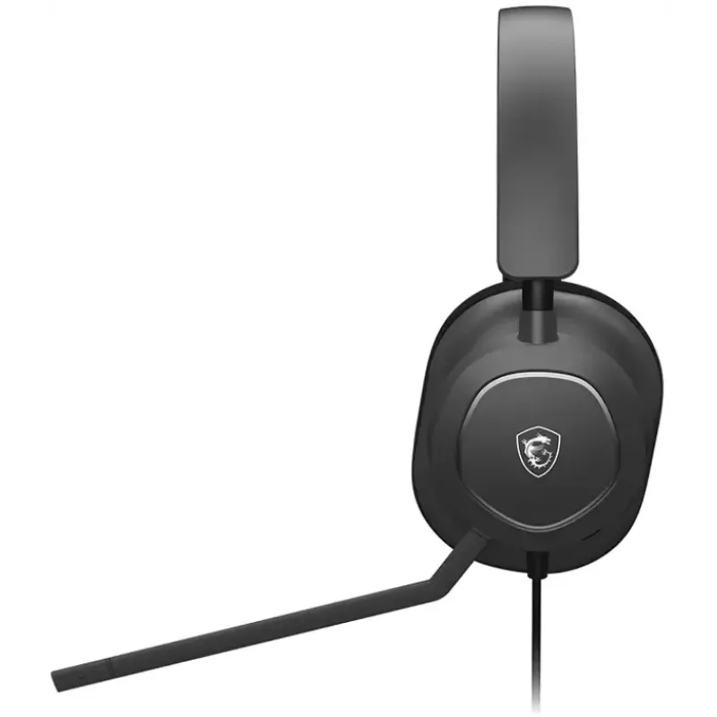 Ausinės MSI Maestro 300, laidinės, lankelio, žaidimams, USB Type-C / USB Type-A, juodos