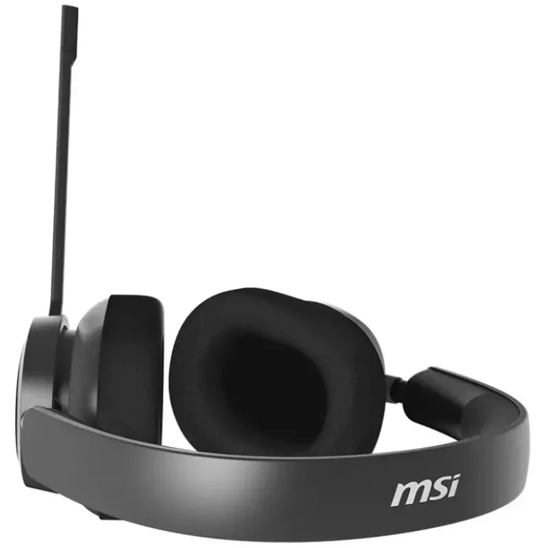 Ausinės MSI Maestro 300, laidinės, lankelio, žaidimams, USB Type-C / USB Type-A, juodos