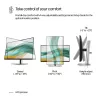 HP Series 5 Pro 23,8 colio FHD monitorius - 524pf be PVC, 60,5 cm (23,8 colio), 1920 x 1080 pikselių, Full HD, LCD, 5 ms, juodas