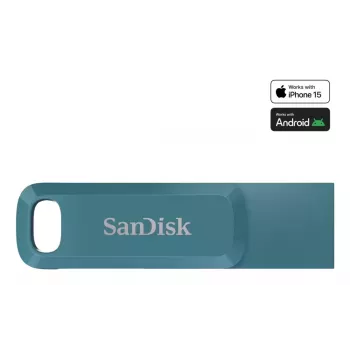 WESTERN DIGITAL SanDisk Ultra Dual Drive Go - 512GB USB atmintinė - USB-C / USB-A - Navagio Bay