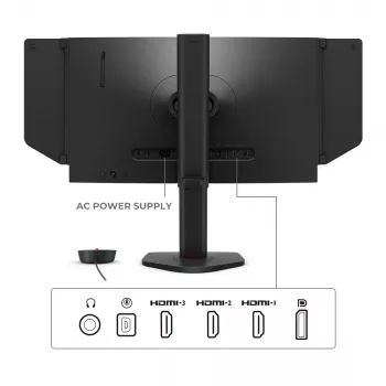 Žaidimų monitorius ZOWIE XL2566X+ 24,5 col. (62,2 cm) Full HD 1920x1080 juodas