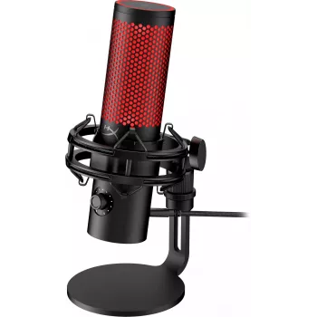HyperX QuadCast 2 – USB mikrofonas (Juodas) – transliacijų mikrofonas