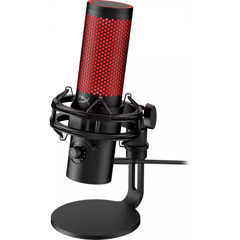 HyperX QuadCast 2 – USB mikrofonas (Juodas) – transliacijų mikrofonas