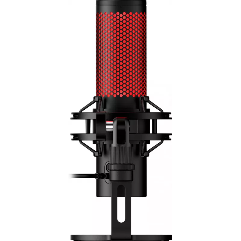 HyperX QuadCast 2 – USB mikrofonas (Juodas) – transliacijų mikrofonas