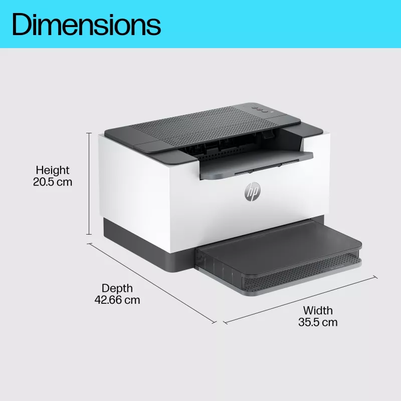 HP LaserJet M209d spausdintuvas, lazerinis, 600 x 600 DPI, A4, 29 ppm, dvipusis spausdinimas, juoda, balta