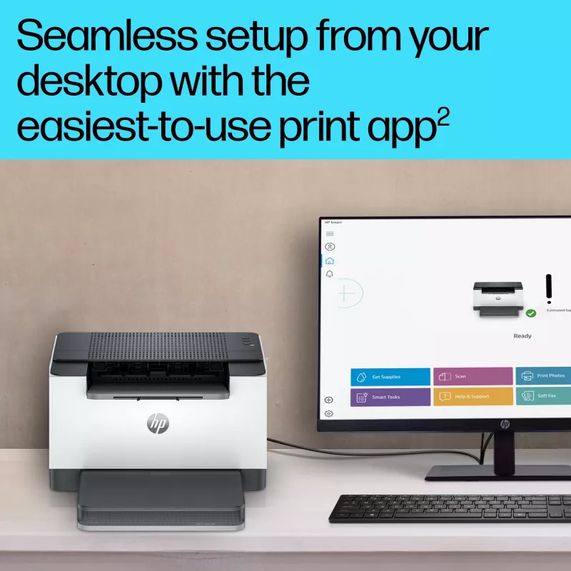 HP LaserJet M209d spausdintuvas, lazerinis, 600 x 600 DPI, A4, 29 ppm, dvipusis spausdinimas, juoda, balta