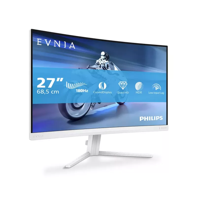 Philips Evnia 5000 27M2C5501/01 kompiuterio monitorius 68.6 cm (27 colių) 2560 x 1440 pikselių Quad HD LCD Baltas