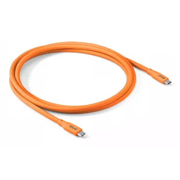 CLUB3D USB4 Gen 2x2 laidas USB C 2 m Oranžinis