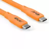 CLUB3D USB4 Gen 2x2 laidas USB C 2 m Oranžinis