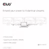 CLUB3D 1 į 4 HDMI™ skirstytuvas 4K120Hz