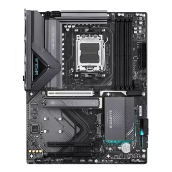 Motininė plokštė GIGABYTE X870 EAGLE WIFI7 ATX, AMD X870 mikroschemų rinkinys, Socket AM5, DDR5, 4x DIMM, Wi‑Fi 7, 2.5Gb LAN