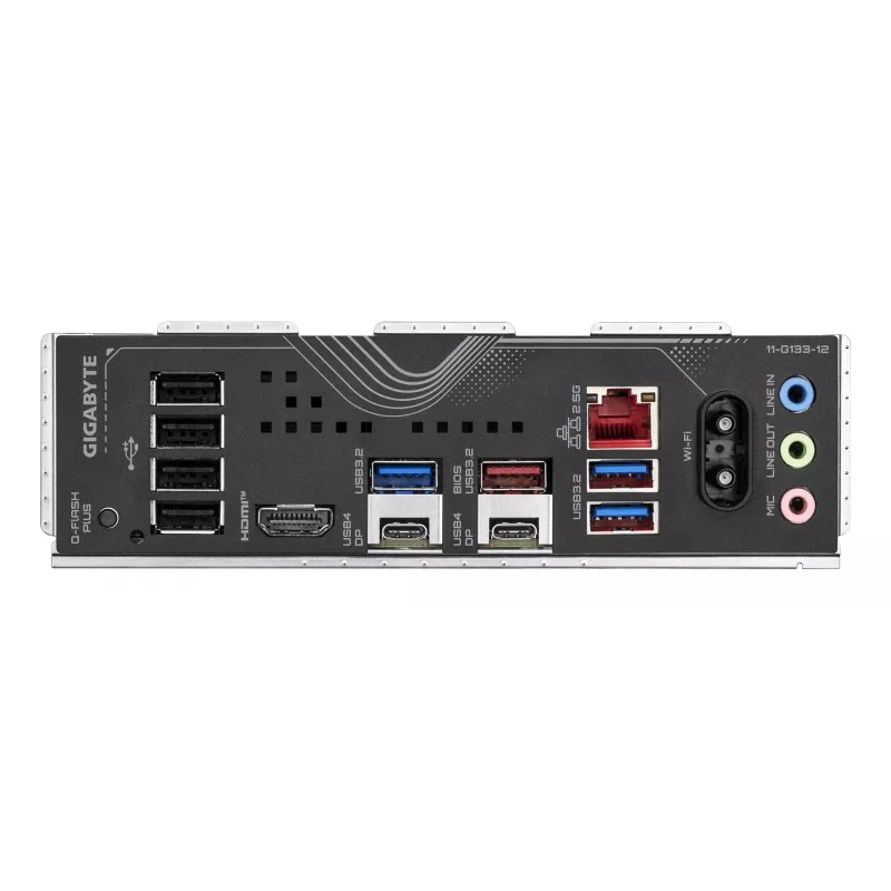 Motininė plokštė GIGABYTE X870 EAGLE WIFI7 ATX, AMD X870 mikroschemų rinkinys, Socket AM5, DDR5, 4x DIMM, Wi‑Fi 7, 2.5Gb LAN