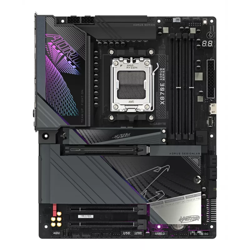 Motininė plokštė GIGABYTE X870E AORUS MASTER, AMD, Socket AM5, ATX
