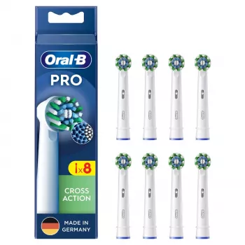 Oral-B CrossAction 8 vnt Balti