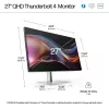 HP Series 7 Pro 27 colių QHD Thunderbolt 4 monitorius - 727pu