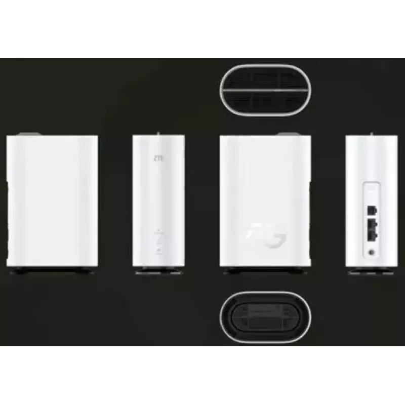 Stalinis maršrutizatorius ZTE G5C Dviejų juostų Wi‑Fi 802.11ac (Wi‑Fi 6 AX1800, NanoSIM, 2×Gigabit LAN, USB-A)